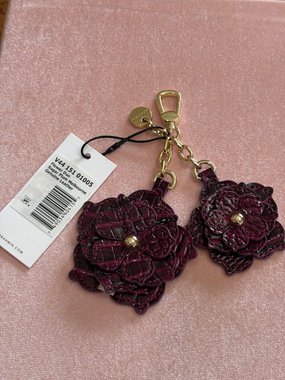 Brahmin Flower Duo Magnolia Sugar Plum